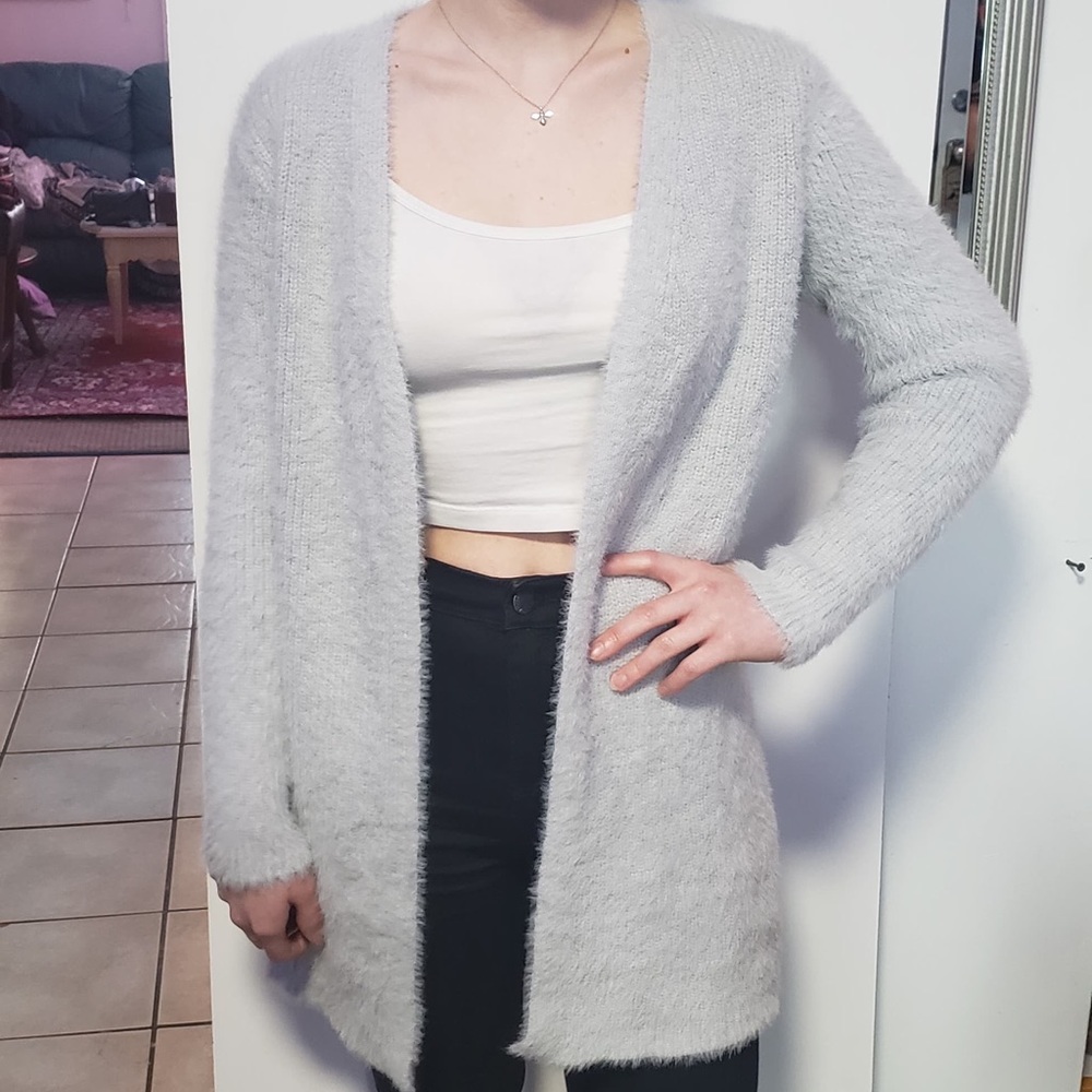 Fuzzy Cardigan
